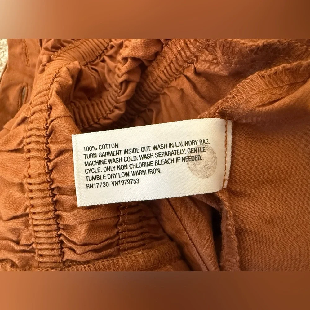 Universal Thread Cropped Rust Jumpsuit/Romper Sz S - Picture 8 of 11